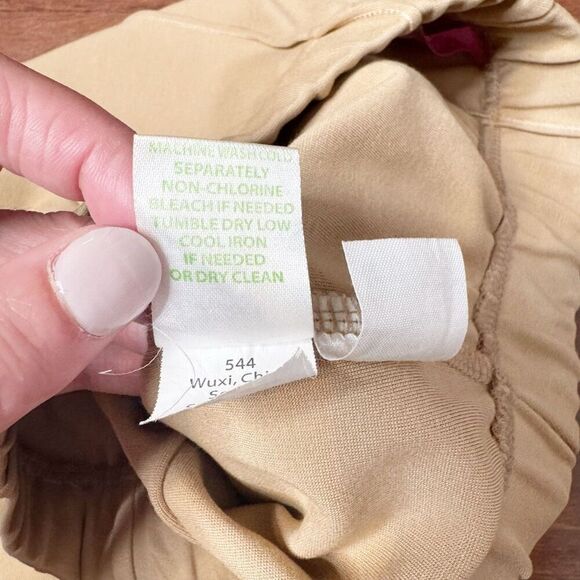 Lilly Pulitzer Toasted Coconut Tan Travel Vacation Pull-on Legging Pant Size S - Picture 6 of 7